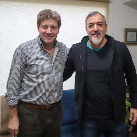 Melella recibió a Rodolfo Aguiar en Ushuaia