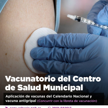 La Municipalidad inaugura el primer vacunatorio municipal en el Centro de Salud