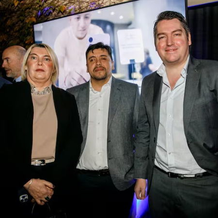 Bertone, Harrington y Pérez, presentes en el lanzamiento de la Fundación Mirgor