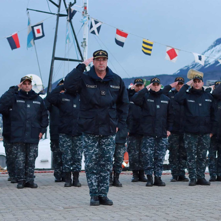 Se conmemoró el 81° aniversario del arribo de la lancha ARA “Zurubí” a Ushuaia