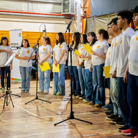 Más de 170 niños, niñas y jóvenes participaron del concierto "Invierno Sonoro"