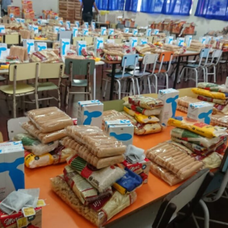 Cronograma de entrega de módulos alimentarios de comedores escolares durante el receso invernal 2025