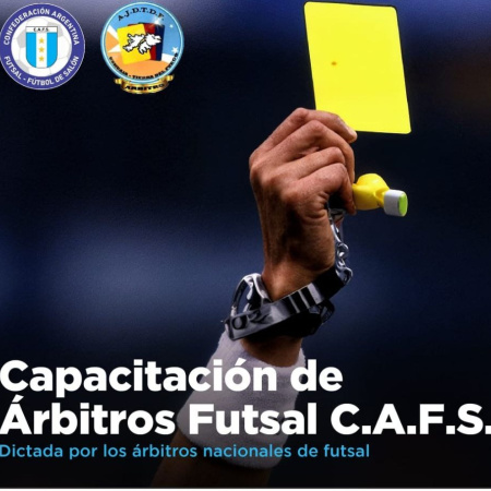 Comienza la inscripción al Curso de Árbitro de Fútbol C.A.F.S. en Ushuaia