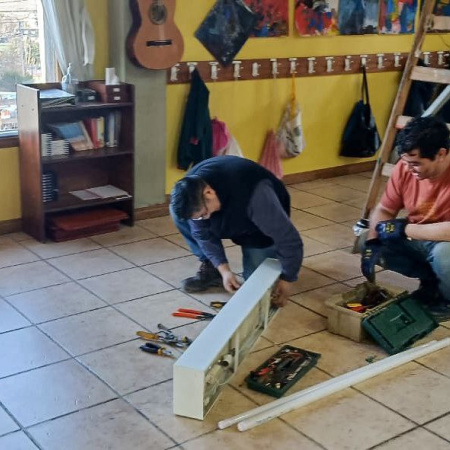 La municipalidad de Ushuaia realizó tareas de mantenimiento en las escuelas experimentales