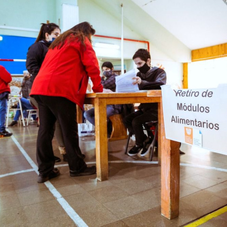 Gobierno informa el cronograma de entrega de módulos alimentarios