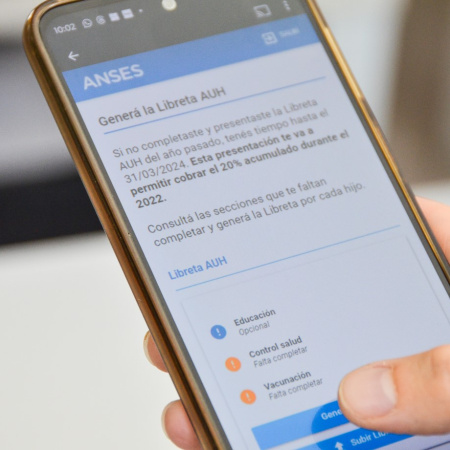 Libreta AUH 2025: Está habilitada la presentación digital