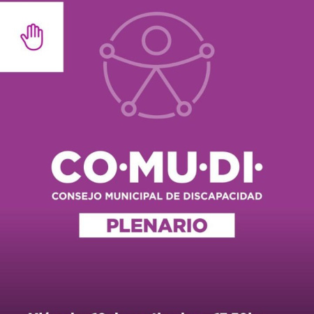 El Consejo Municipal de Discapacidad convoca a nuevo plenario