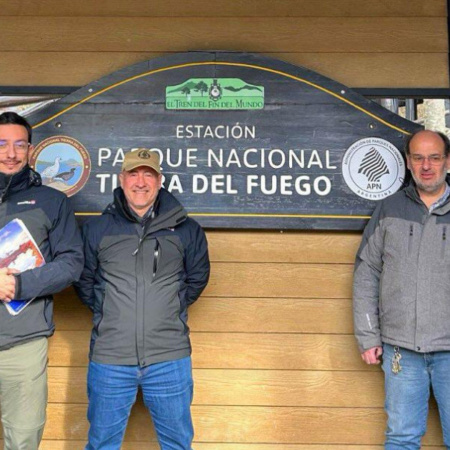 Visita institucional al Parque Nacional Tierra del Fuego