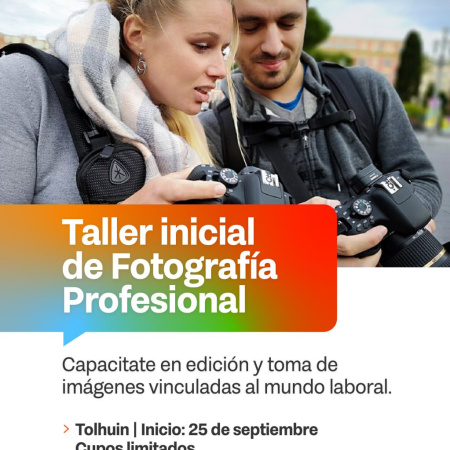 Inician las preinscripciones para el taller inicial de fotografía profesional en Tolhuin