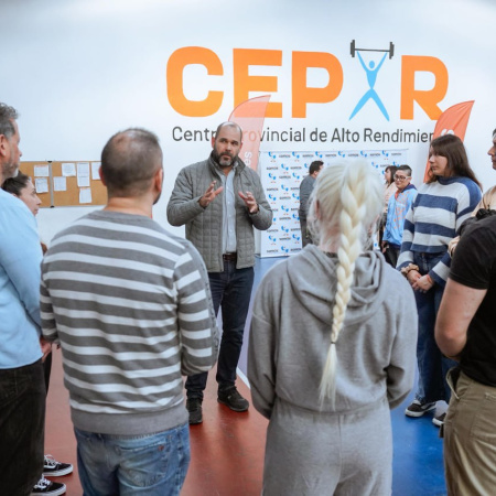 Agustín Tita destacó al "estado provincial presente" para que 300 jóvenes participen en los Evita