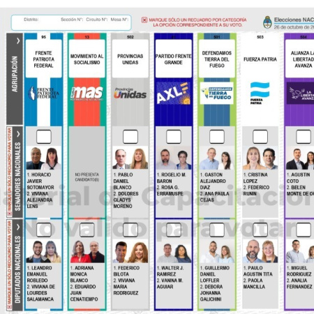 Recuerdan a los electores que deben completar las dos categorías de la BUP