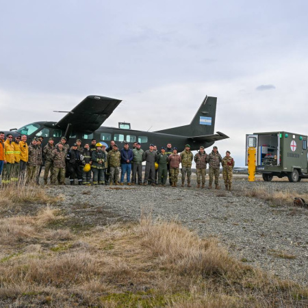 Tolhuin recibió la visita del Ejército Argentino