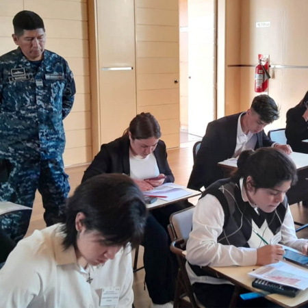 Postulantes para ingresar a la Armada Argentina rindieron exámenes