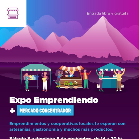 La Municipalidad invita a la "Expo Emprendiendo + Mercado Concentrador"
