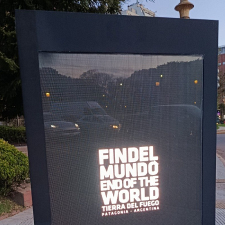 El INFUETUR promociona en Buenos Aires el destino Fin del Mundo con acciones en la vía pública