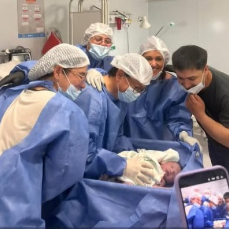 Histórico: nació el primer bebé en el Centro Modular de Tolhuin