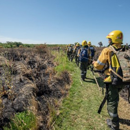 Nación incorporó brigadistas para fortalecer la prevención y combate de incendios en la Patagonia