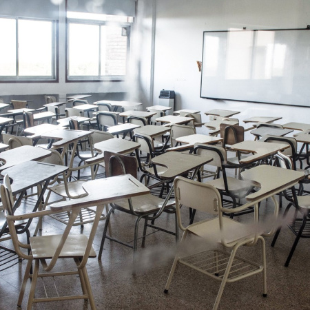 En Río Grande suspendieron las clases del turno tarde por el temporal de viento