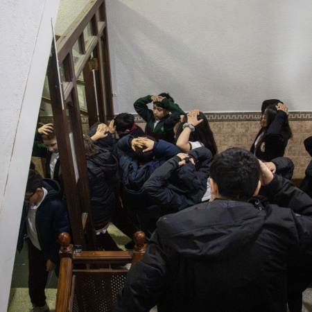 Defensa Civil Municipal realizó simulacros de evacuación en 24 escuelas de Ushuaia