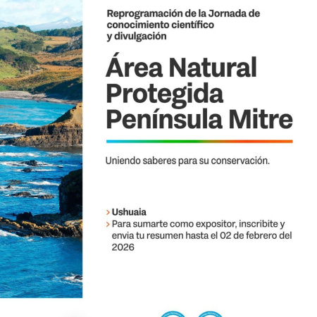 Se reprogramó la Jornada de Conocimiento Científico y Divulgación sobre el Área Natural Protegida Península Mitre