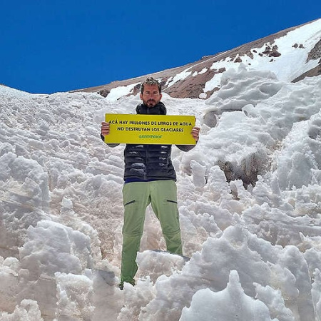 Greenpeace rechaza el intento de modificar la Ley de Glaciares: “Es un ataque directo al agua de los argentinos”