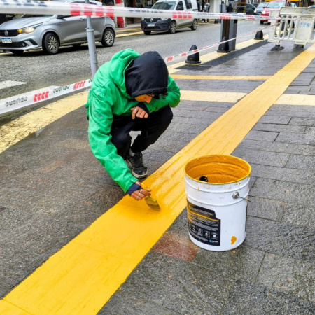 El Municipio avanza con la puesta en valor de la zona centrica y realiza tareas de mantenimiento urbano