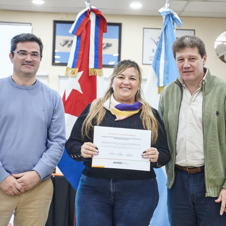 El Municipio fue reconocido por su acompañamiento en la alfabetización de jóvenes y adultos en los Centro Comunitarios