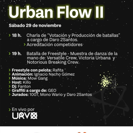 Llega a Río Grande la 2° edición de Urban Flow, el encuentro que celebra la cultura urbana