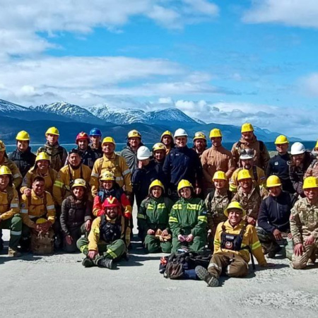 Se desarrolló una nueva capacitación para combatientes de incedios forestales en Tierra del Fuego