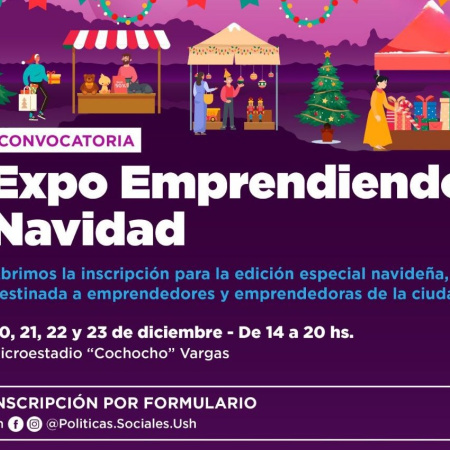 Se abrió la inscripción para la Expo Navideña XXL de la Municipalidad de Ushuaia