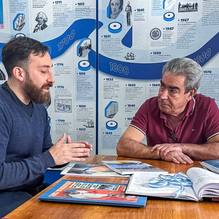 La Secretaría de Malvinas recibió a Luciano Moreno en el Espacio Pensar Malvinas