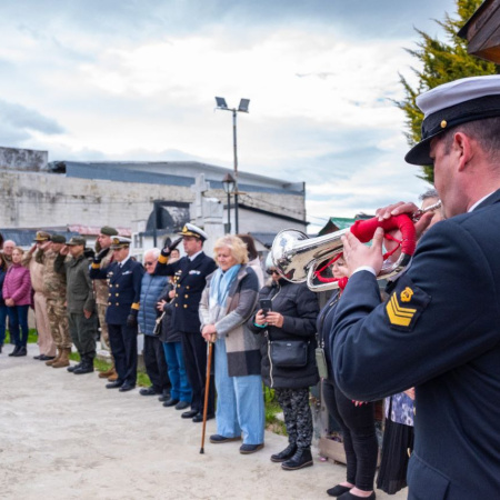 Ushuaia rindió homenaje al exgobernador Ernesto Manuel Campos