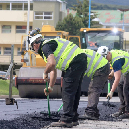 Avanza la repavimentación de las calles Damiana Fique y Gobernador Paz