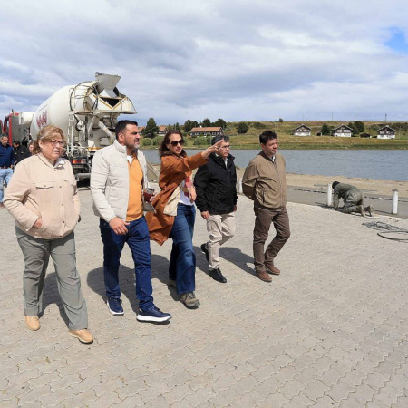 Vuoto recorrió los trabajos de la pasarela Luis Pedro Fique