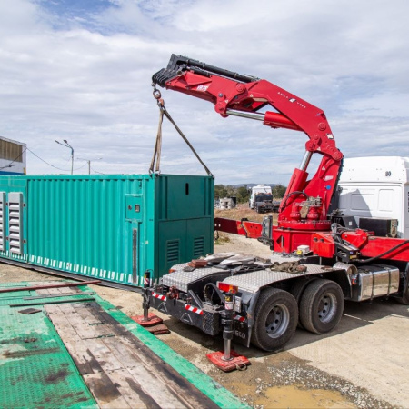 Arribó a Tolhuin un generador que hará de respaldo hasta regularizar el sistema