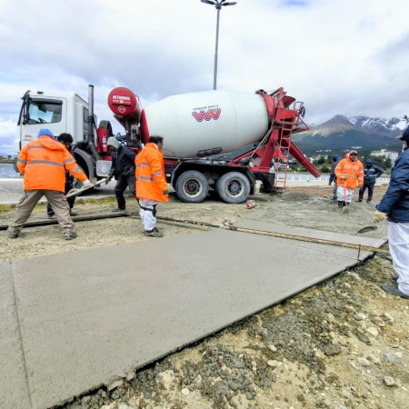 La Municipalidad avanza con los trabajos en la Pasarela Luis Pedro Fique