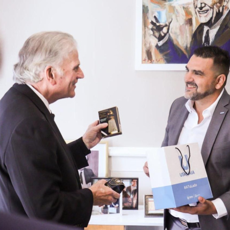 Vuoto recibió a Franklin Graham en el marco de "Esperanza Ushuaia"