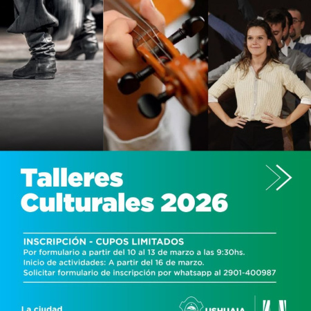 El Municipio abre las inscripciones a los talleres culturales 2026
