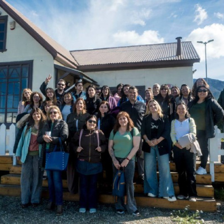 Bibliotecarios participaron de una jornada de visita en el Espacio Pensar Malvinas