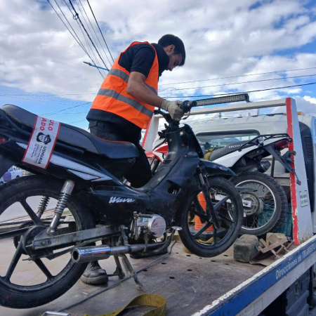 Ushuaia: incautan 35 motocicletas en operativo municipal