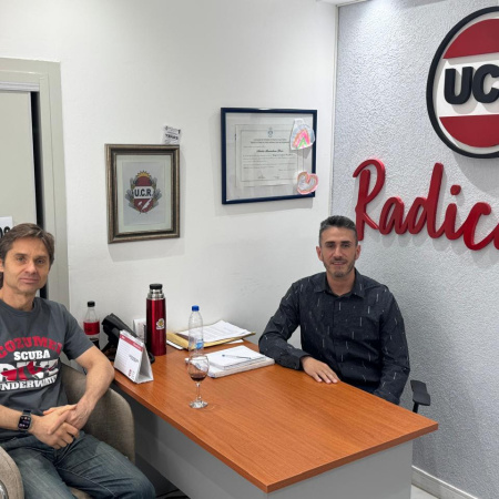 Sciurano agradecido con el presidente del radicalismo Maximiliano Ybars