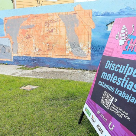 Avanza la 7° edición del Encuentro Internacional de Muralistas en el Fin del Mundo