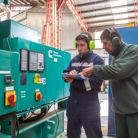 En Tolhuin ya está en marcha el nuevo generador en la usina eléctrica