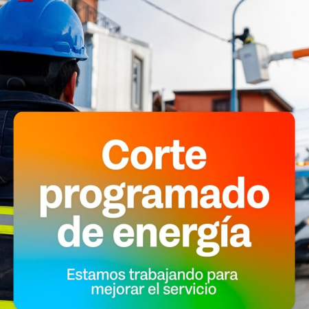 Anuncian corte de energía para este miércoles