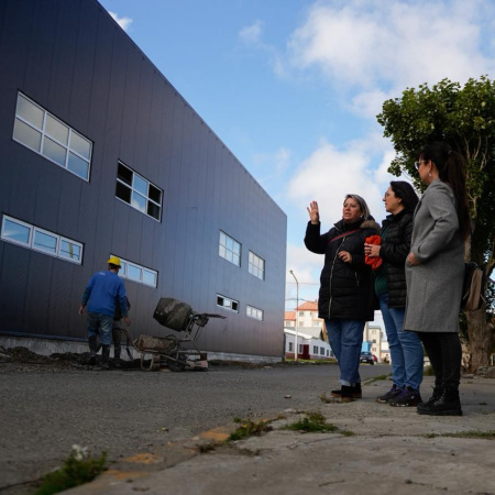 Ahumada: "Nos estamos transformando a Escuela Técnica y tener el gimnasio nos viene espectacular"