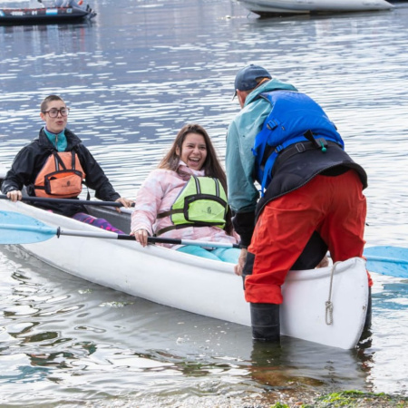 Exitosa jornada de kayak por el Mes de la Mujer en Ushuaia