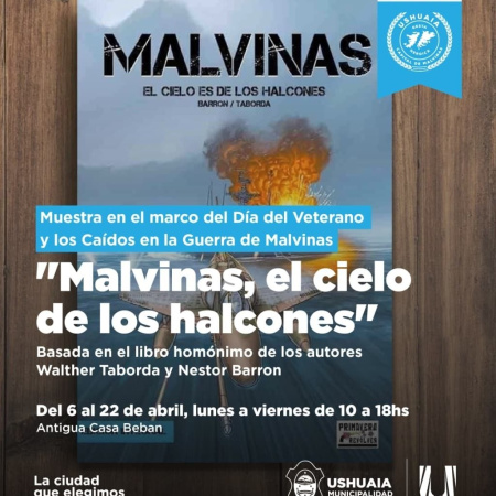 El Municipio presenta la muestra "Malvinas, el cielo es de los halcones"