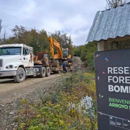 Vialidad Provincial intensifica trabajos de mantenimiento en rutas de Tierra del Fuego