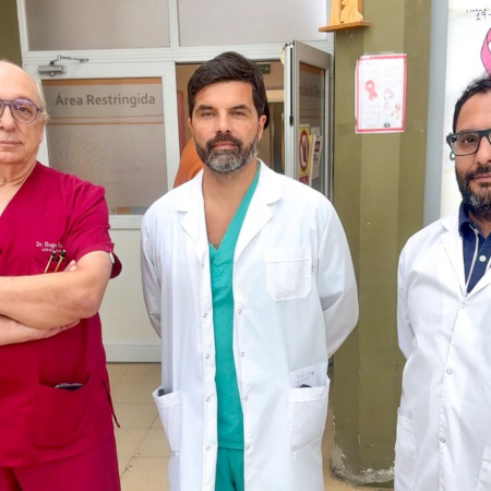 Médicos del Hospital de Ushuaia realizaron una endoscopía pediátrica en un bebé prematuro
