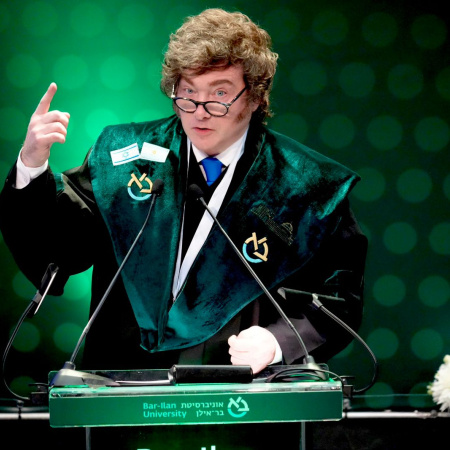 Milei dijo en Israel que no se puede “convivir con quienes nos quieren matar”